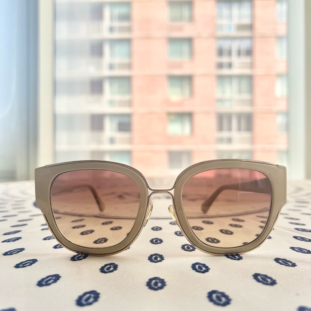 Diane Von Furstenberg Daisy (Taupe) Fashion Sunglasses